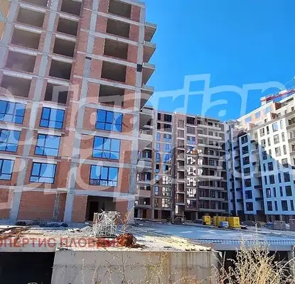 Снимка 3 — Двустаен апартамент в Тракия, Пловдив с асансьор и паркинг