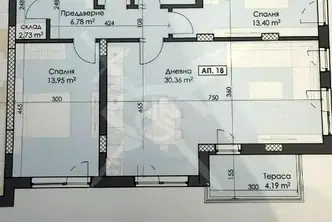 Тристаен апартамент с функционално разпределение в Тракия, Пловдив