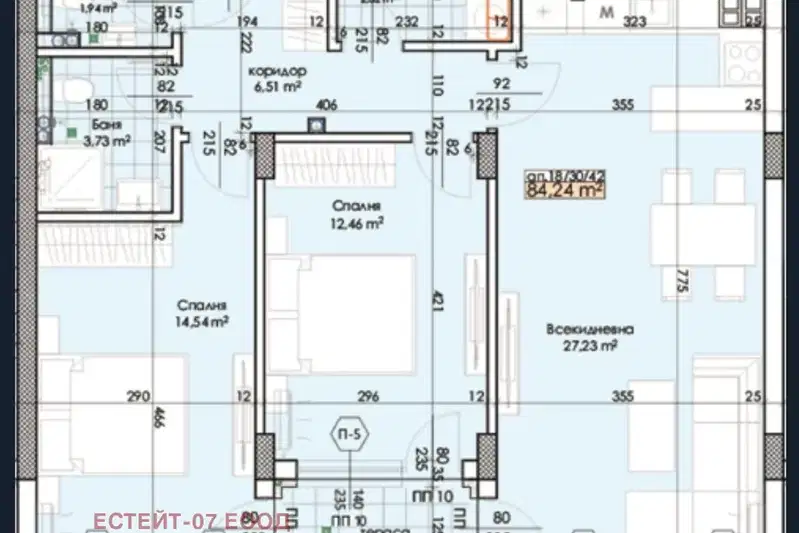 3-bedroom apartment in Plovdiv, Trakiya