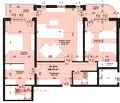 Снимка 2 — Тристаен апартамент в Тракия, Пловдив с две тераси