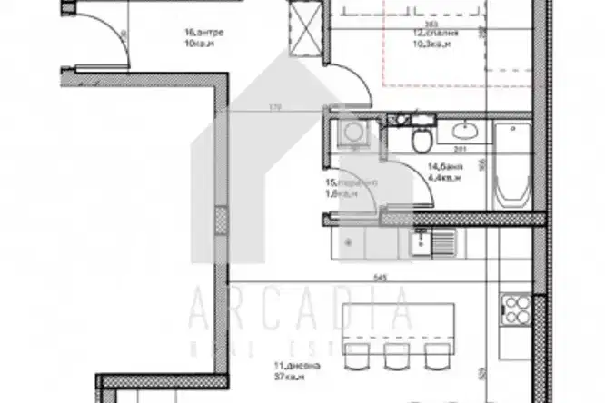 3-bedroom apartment in Plovdiv, Vystanicheski