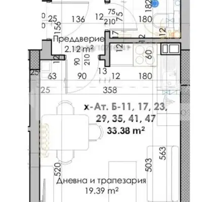 Снимка 2 — Едностаен апартамент в Пловдив, Южен