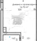 Двустаен апартамент на 9-ти етаж в Южен, Пловдив, ново строителство