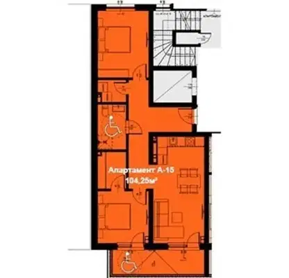 Снимка 2 — Тристаен апартамент в Бургас, Поморие