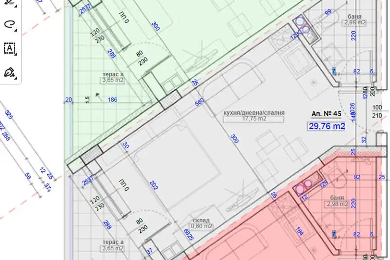 1-bedroom apartment in Oblast Burgas, Primorsko