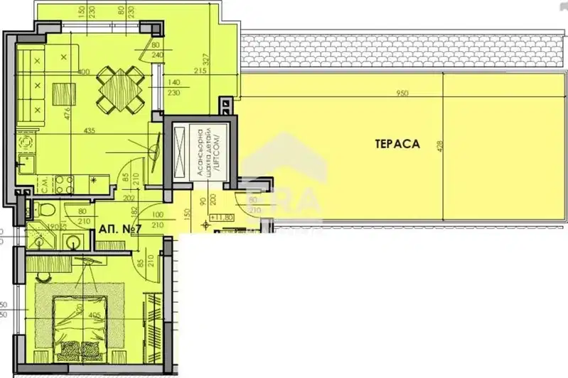 2-bedroom apartment in Shumen, Bolnicata