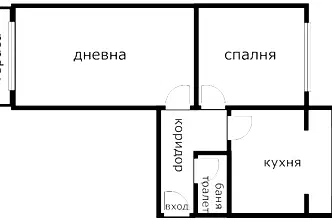 Двустаен апартамент в Шумен, Боян Българанов 2