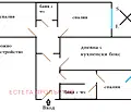 Снимка 2 — 3-стаен апартамент с възможност за преустройство в Банишора, София