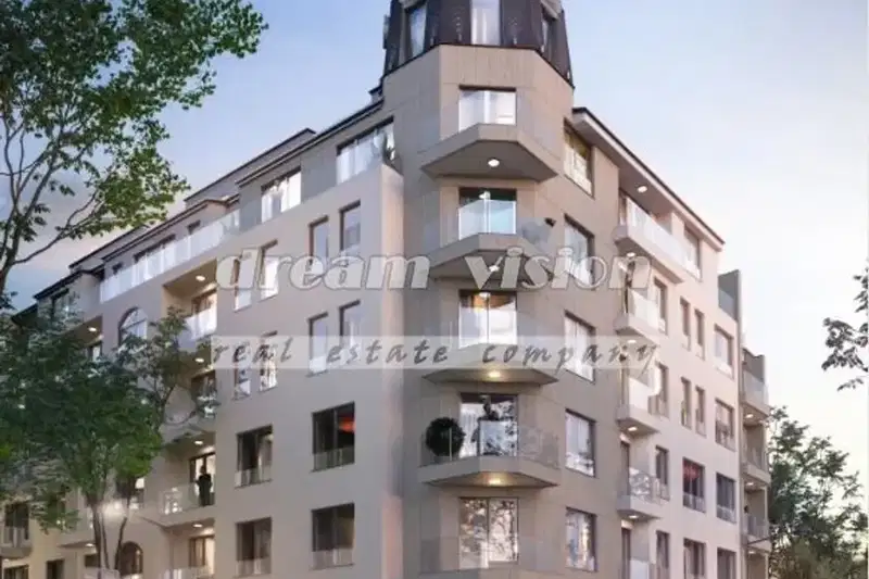 Two-room apartment in a new building in the Center of Sofia with terrace