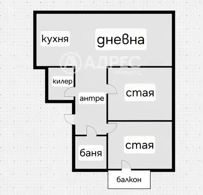 Photo 4 — 3-bedroom apartment in Sofiya, Centyr
