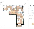 Снимка 4 — Тристаен апартамент с югоизточно изложение в Център, София