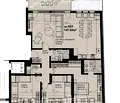 Снимка 3 — Четиристаен апартамент с тераса в Център, София