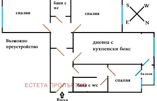 Многостаен апартамент в София, Център
