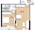 Снимка 3 — Двустаен апартамент с тераса в Горна баня, София