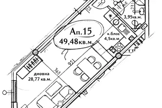 Едностаен апартамент в Горубляне с тераса, София