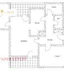 Тристаен апартамент с две тераси в Изток, София