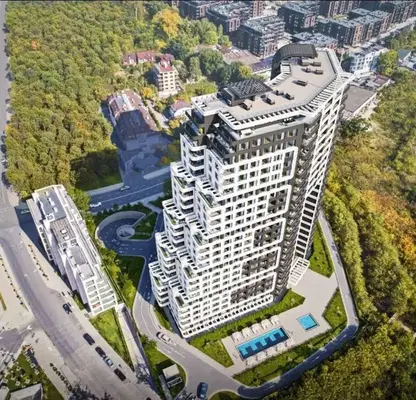 Снимка 2 — Двустаен апартамент с южна тераса в Кръстова вада, София