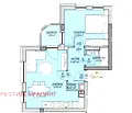 Снимка 3 — Двустаен апартамент в Кръстова вада с тераса