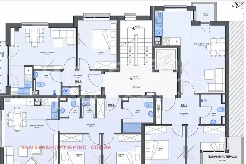3-bedroom apartment in Sofiya, Krystova Vada