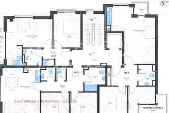 Тристаен апартамент с балкон в Кръстова вада, София