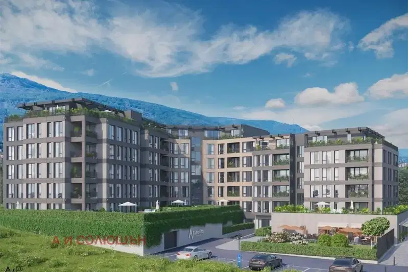 Three-room apartment with two terraces in Krastova vada, Sofia
