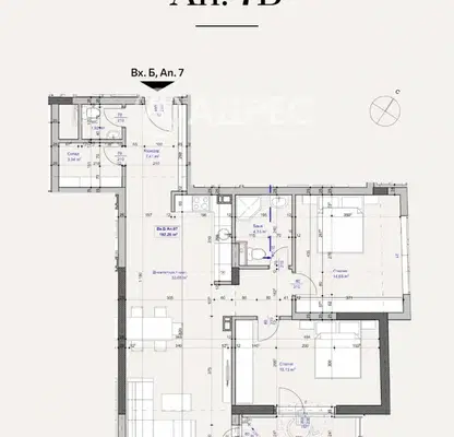 Photo 2 — Three-room apartment with terrace in Lagera, Sofia