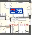 2-стаен апартамент с балкон в Левски Г, София