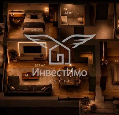 Снимка 2 — Просторен 3-стаен апартамент в Левски Г с две тераси
