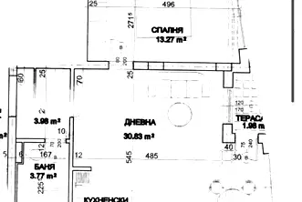 Двустаен апартамент с тераса в Лозенец, София