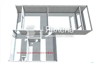 Двустаен апартамент с две тераси в Люлин 9, София