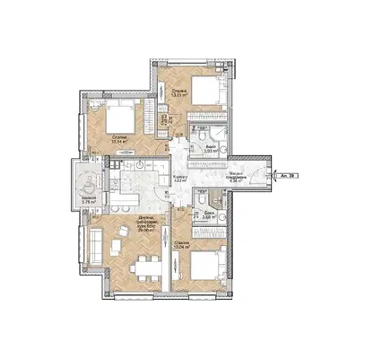 Photo 2 — apartment in Sofiya, Lyulin 9
