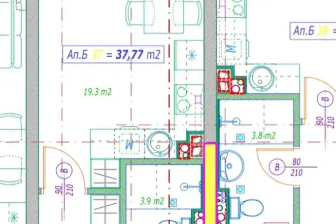 1-bedroom apartment in Sofiya, Malinova Dolina