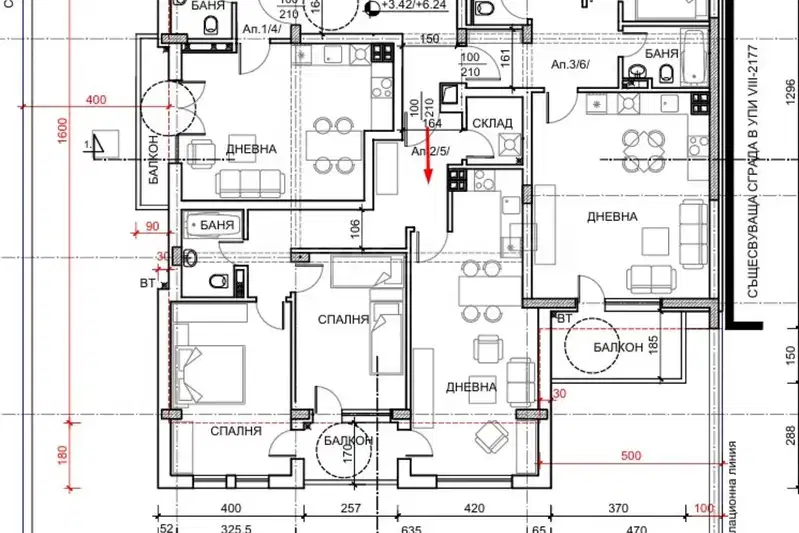 3-bedroom apartment in Sofiya, Malinova Dolina