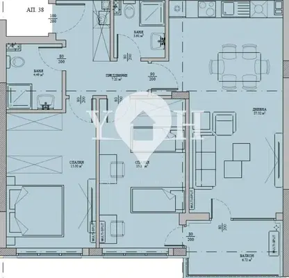 Photo 4 — 3-bedroom apartment in Sofiya, Malinova Dolina