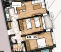 Снимка 5 — Тристаен апартамент с балкон в Малинова долина, София