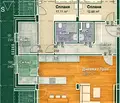 Снимка 2 — Просторен 3-стаен апартамент в Малинова долина с голяма тераса