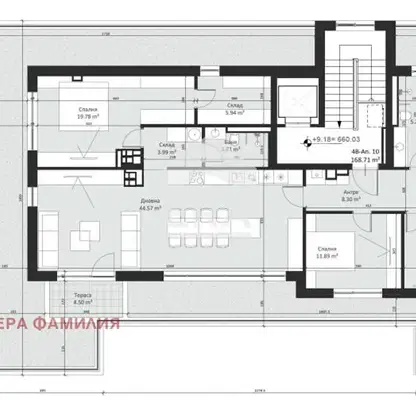 Снимка 2 — Многостаен апартамент с голяма тераса в Малинова долина, София