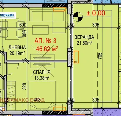 Снимка 2 — Двустаен апартамент с двор в Манастирски ливади, София