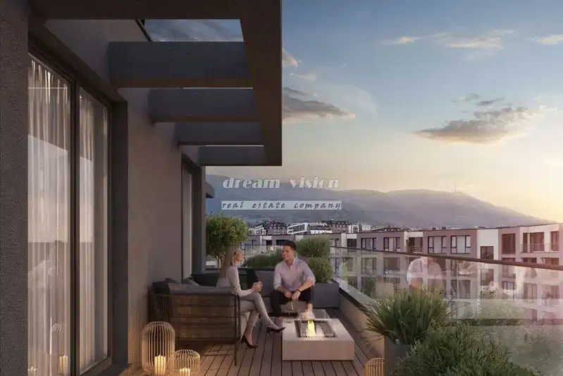 Three-room apartment with terrace in Manastirski Livadi, Sofia