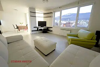 Тристаен апартамент с панорамна гледка към Витоша в Манастирски ливади