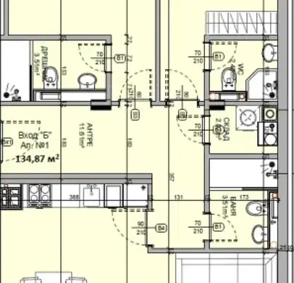 Photo 4 — Three-room apartment with yard in Manastirski Livadi, Sofia