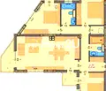 Снимка 4 — Тристаен апартамент с три балкона в Манастирски ливади, София