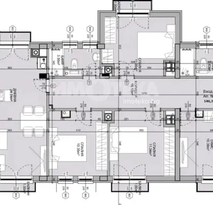 Снимка 4 — Многостаен апартамент с 4 спални в Манастирски ливади, София