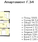Апартамент 3-стаен в Младост 3 с тераса и паркомясто