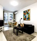 Двустаен апартамент в Мусагеница с балкон и асансьор