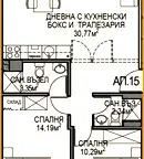 Апартамент 3-стаен в Обеля 2 с асансьор и ново строителство