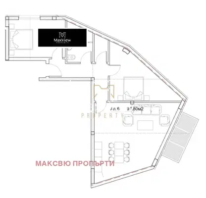 Снимка 2 — Тристаен апартамент с просторен план в Орландовци, София