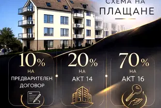 Тристаен апартамент с просторен план в Орландовци, София