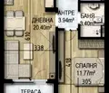 Снимка 4 — Двустаен апартамент с тераса в Овча купел, София