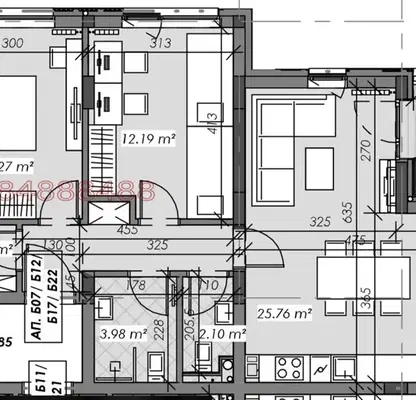 Снимка 5 — Тристаен апартамент с югоизточно изложение в Овча купел, София